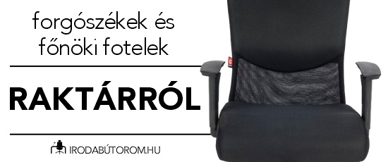 forgószék, főnöki fotel raktárról